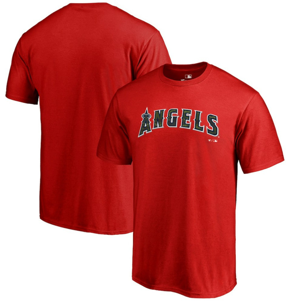 Los Angeles Angels Armed Forces Wordmark T-Shirt Sale