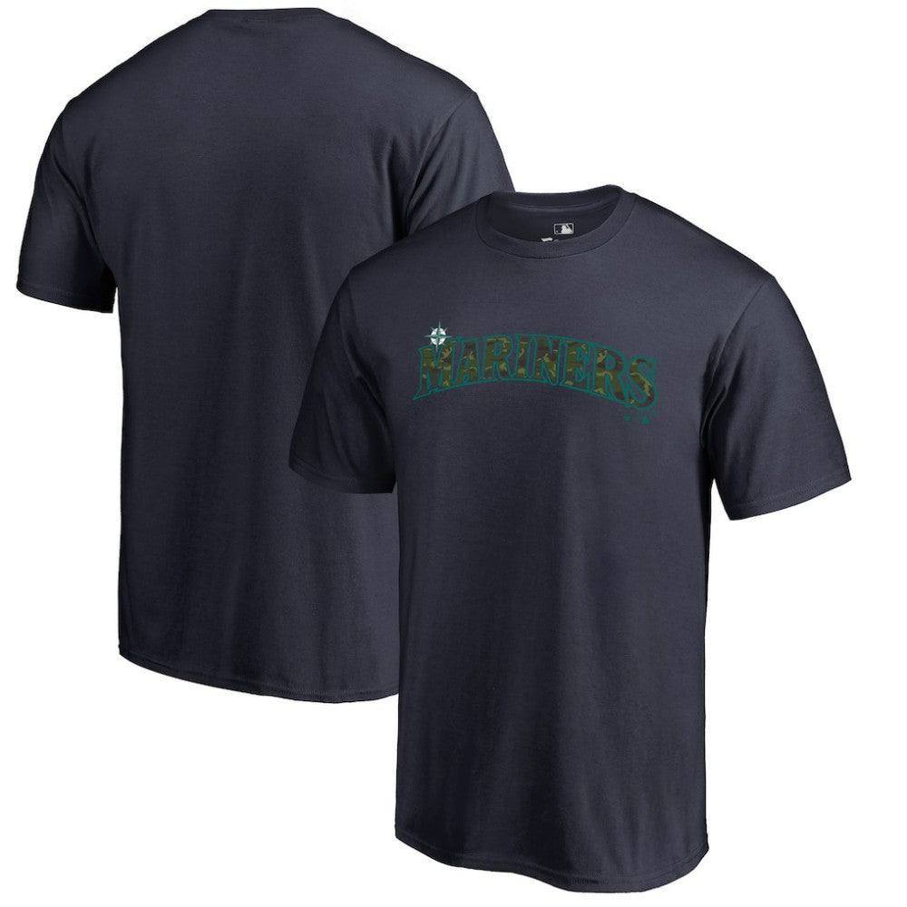 Seattle Mariners Armed Forces Wordmark T-Shirt Near Me