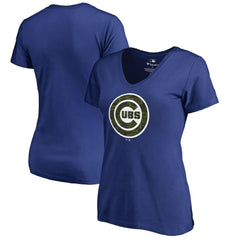 Chicago Cubs Women's Armed Forces Wordmark T-Shirt Near Me