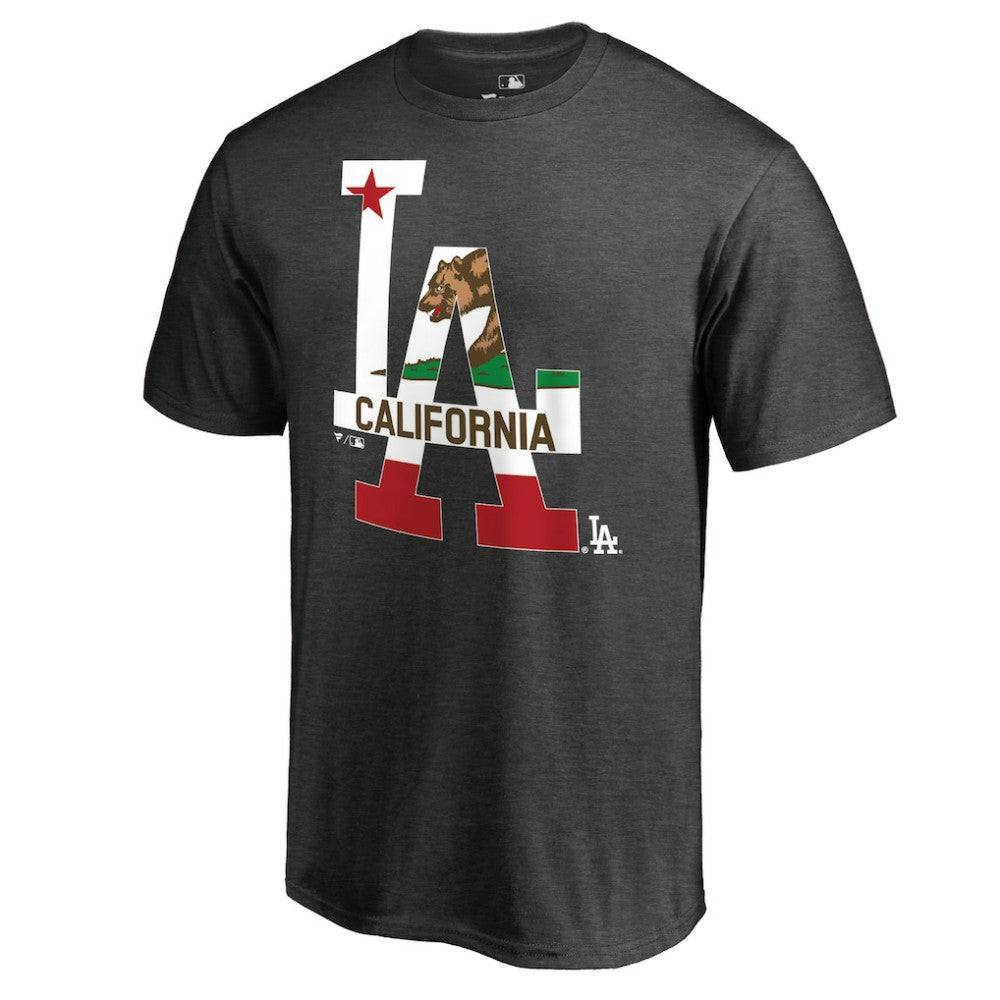Los Angeles Dodgers Hometown Collection Cali Flag T-Shirt On Sale
