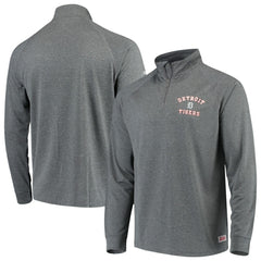 Detroit Tigers Stitches Team Raglan Quarter-Zip Pullover Jacket Clearance