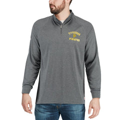 Pittsburgh Pirates Stitches Team Raglan Quarter-Zip Pullover Jacket Clearance