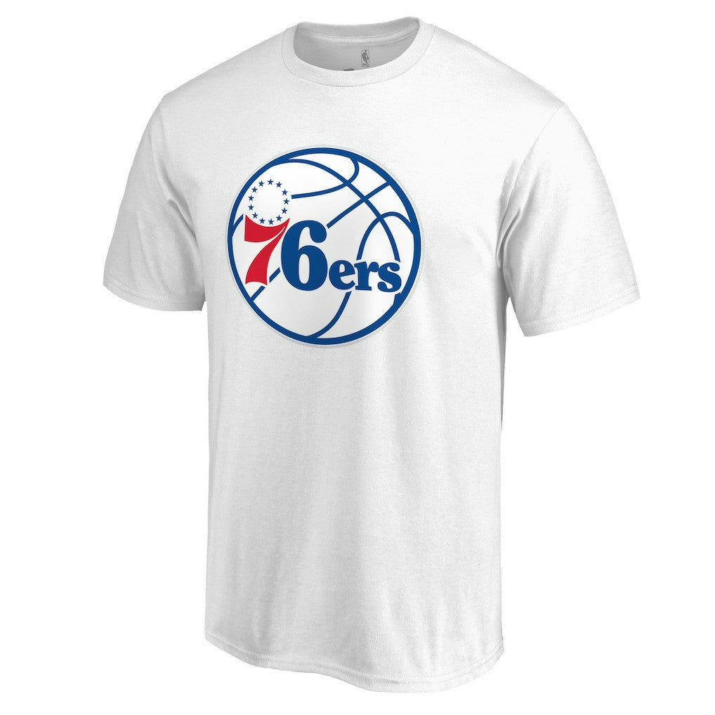 NBA - Joel Embiid Philadelphia 76ers Backer Name & Number T-Shirt - White