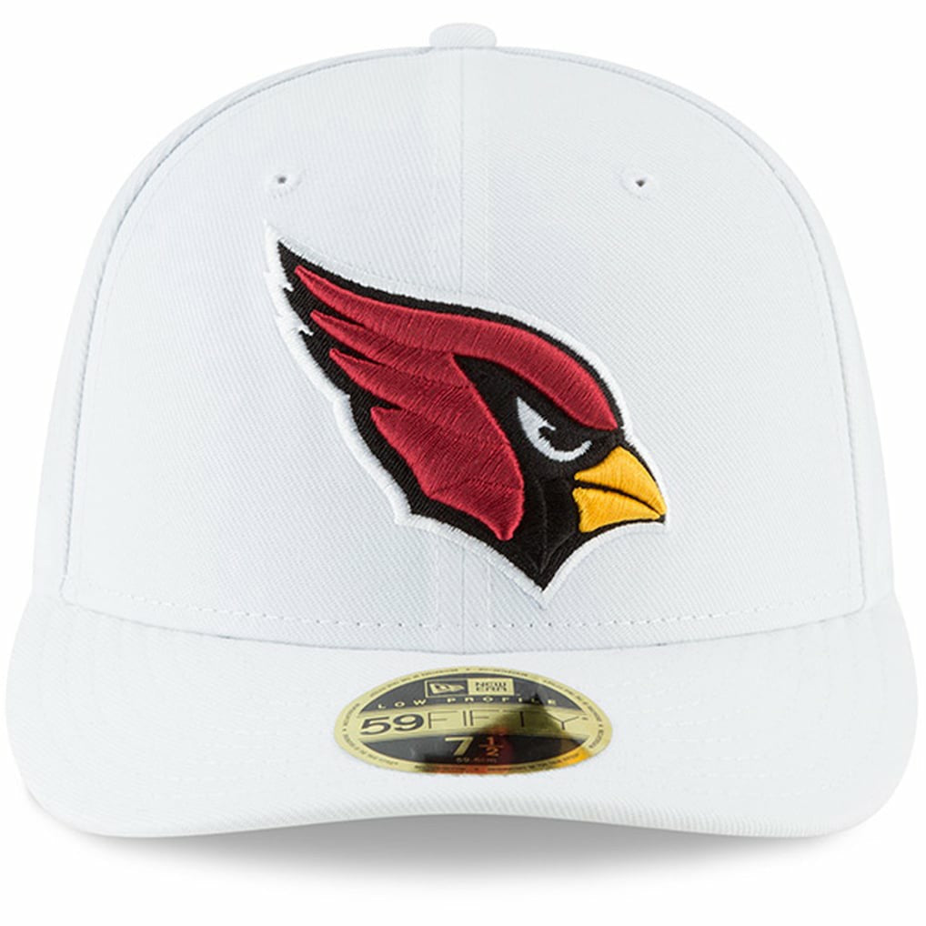 Arizona Cardinals New Era Omaha Low Profile 59FIFTY Fitted Hat White - NFL