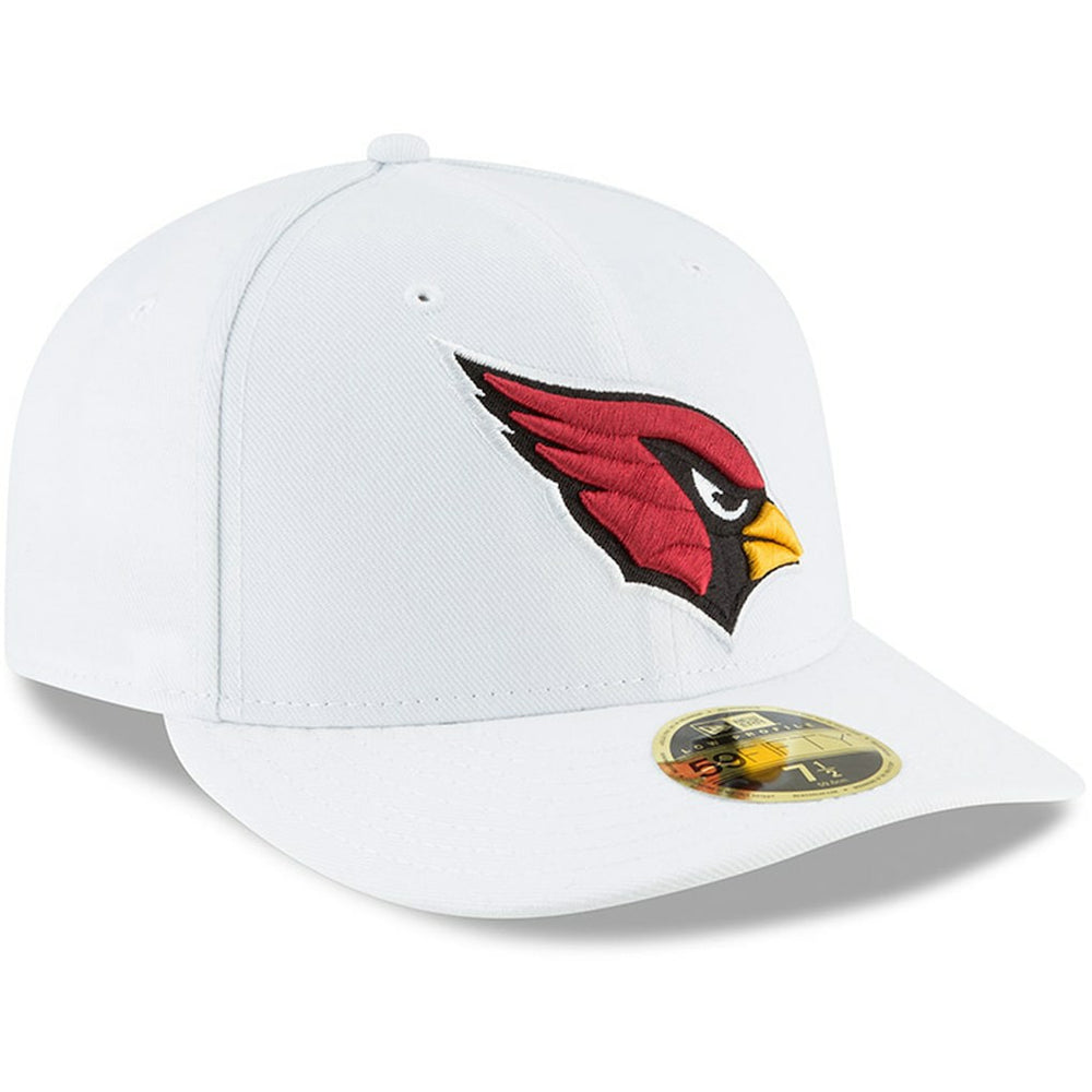 Arizona Cardinals New Era Omaha Low Profile 59FIFTY Fitted Hat White - NFL