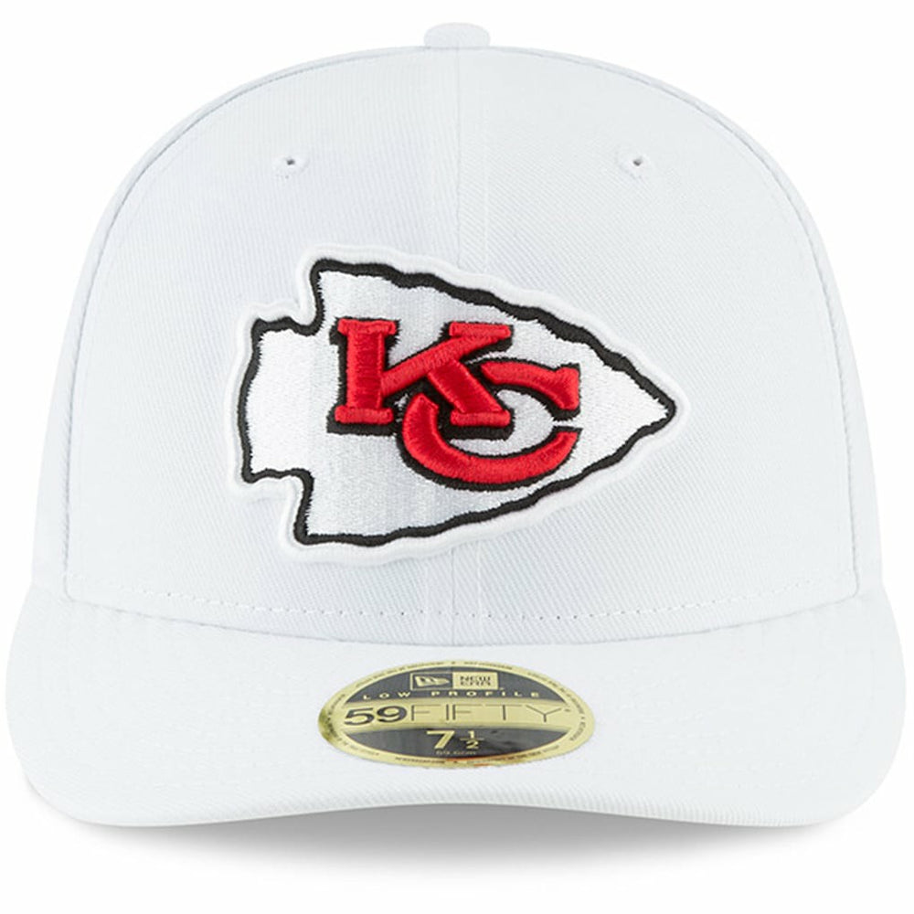 Kansas City Chiefs New Era Omaha Low Profile 59FIFTY Fitted Hat White - NFL