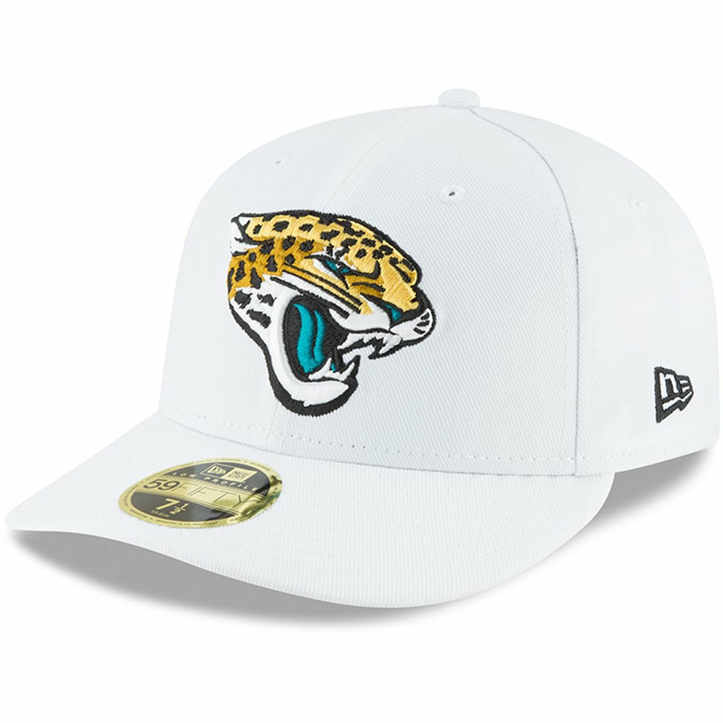Jacksonville Jaguars New Era Omaha Low Profile 59FIFTY Fitted Hat White - NFL