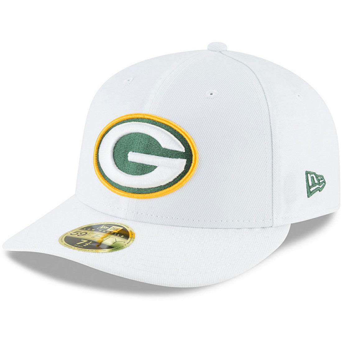 Green Bay Packers New Era Omaha Low Profile 59FIFTY Fitted Hat White - NFL