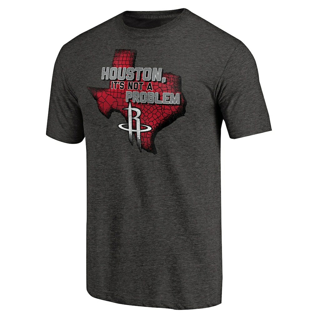 NBA - Houston Rockets Hometown Collection No Problem Tri-Blend T-Shirt - Black