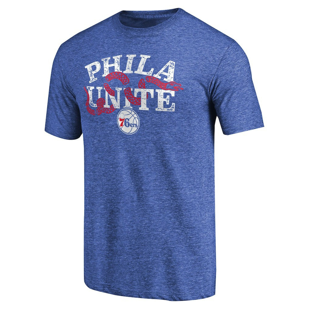 NBA - Philadelphia 76ers Hometown Collection Join Or Die Tri-Blend T-Shirt - Royal