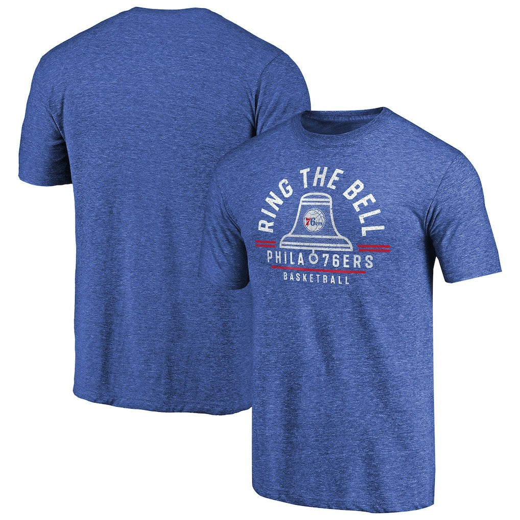NBA - Philadelphia 76ers Hometown Collection Ring the Bell Tri-Blend T-Shirt - Royal