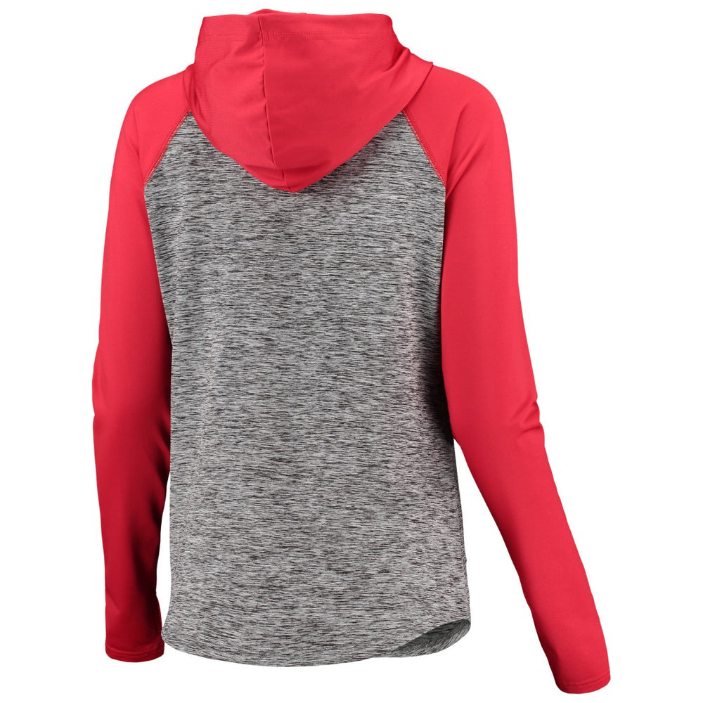 Tampa Bay Buccaneers G-III 4Her by Carl Banks Women's Championship Ring Pullover Hoodie Heathered Gray/Red - NFL