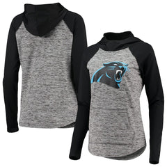 Carolina Panthers G-III 4Her by Carl Banks Women's Championship Ring Pullover Hoodie Heathered Gray/Black - NFL