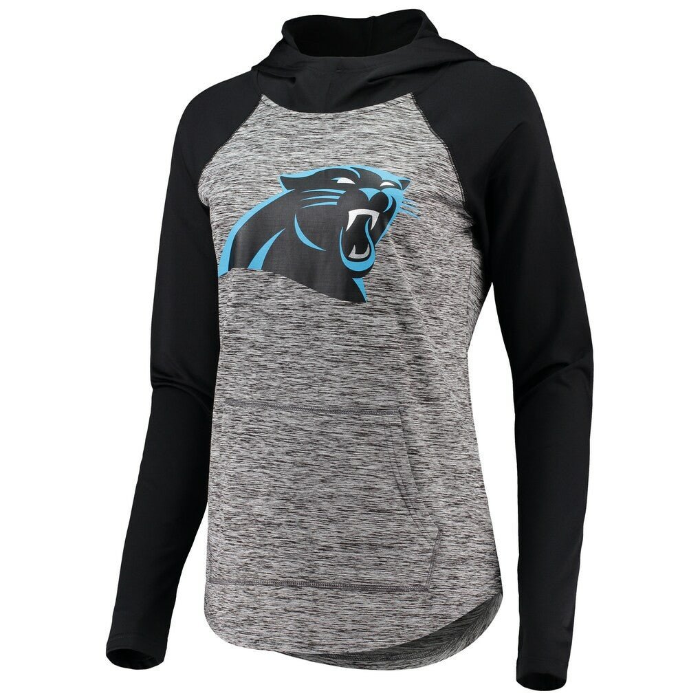 Carolina Panthers G-III 4Her by Carl Banks Women's Championship Ring Pullover Hoodie Heathered Gray/Black - NFL
