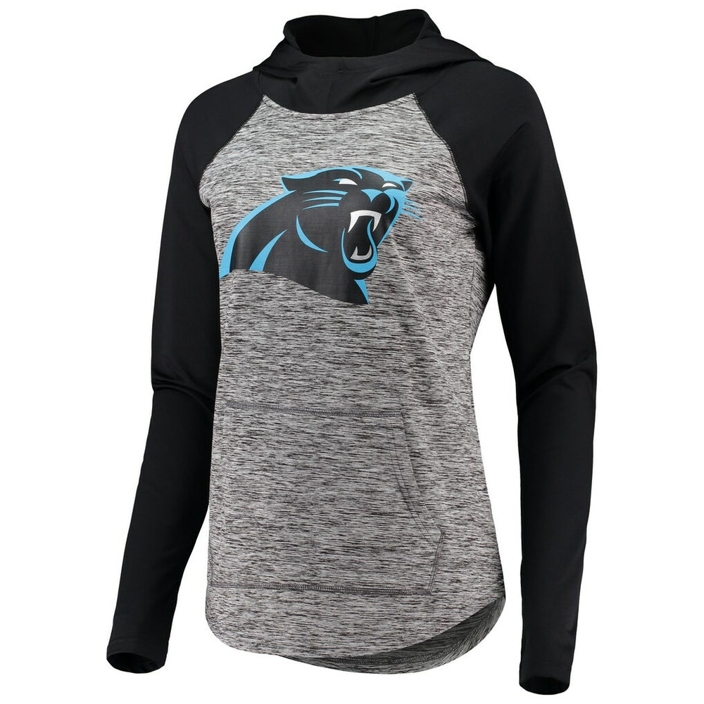 Carolina Panthers G-III 4Her by Carl Banks Women's Championship Ring Pullover Hoodie Heathered Gray/Black - NFL
