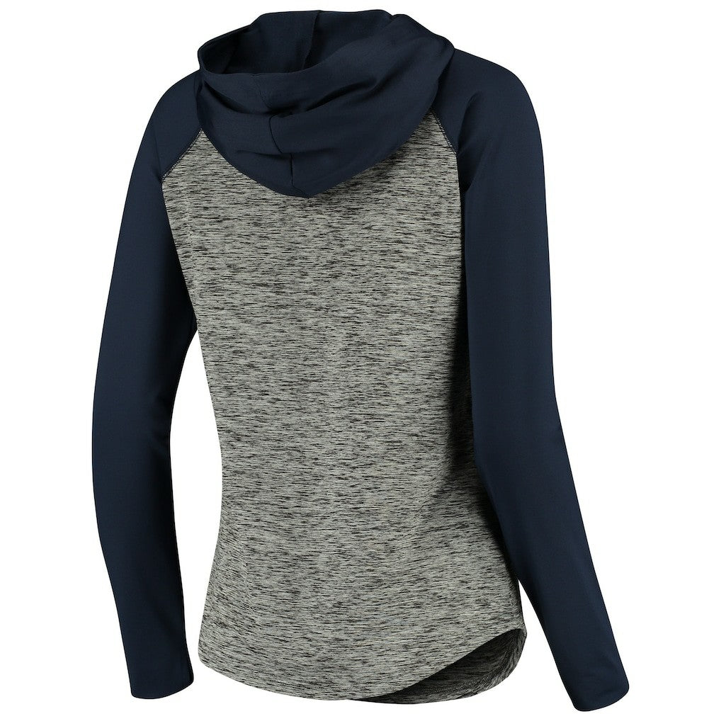 Seattle Seahawks G-III 4Her by Carl Banks Women's Championship Ring Pullover Hoodie Heathered Gray/College Navy - NFL