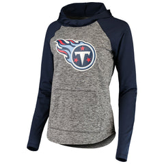 Tennessee Titans G-III 4Her by Carl Banks Women's Championship Ring Pullover Hoodie Heathered Gray/Navy - NFL