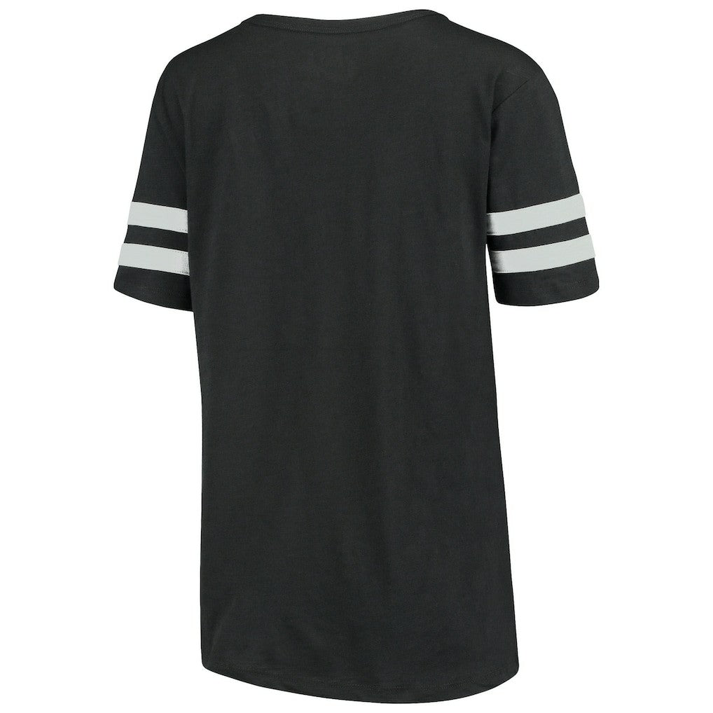 Arizona Cardinals Touch Women's Triple Play V-Neck T-Shirt Black - NFL