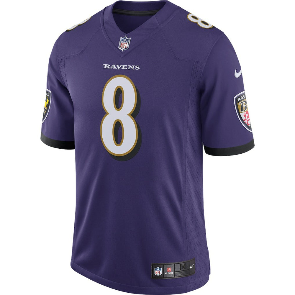 Lamar Jackson Baltimore Ravens Speed Machine Limited Jersey Purple - Nike
