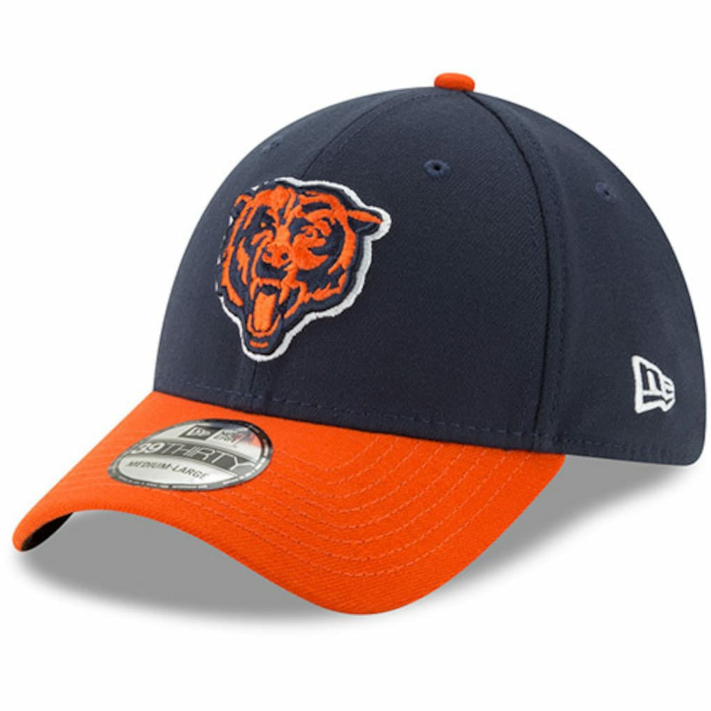 Chicago Bears New Era Team Classic Two-Tone 39THIRTY Flex Hat Navy/Orange - NFL