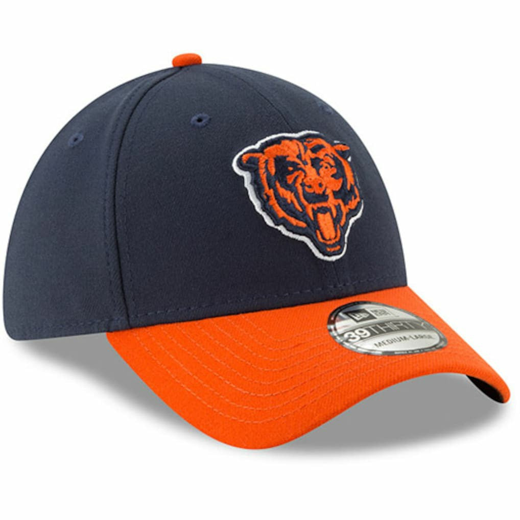 Chicago Bears New Era Team Classic Two-Tone 39THIRTY Flex Hat Navy/Orange - NFL