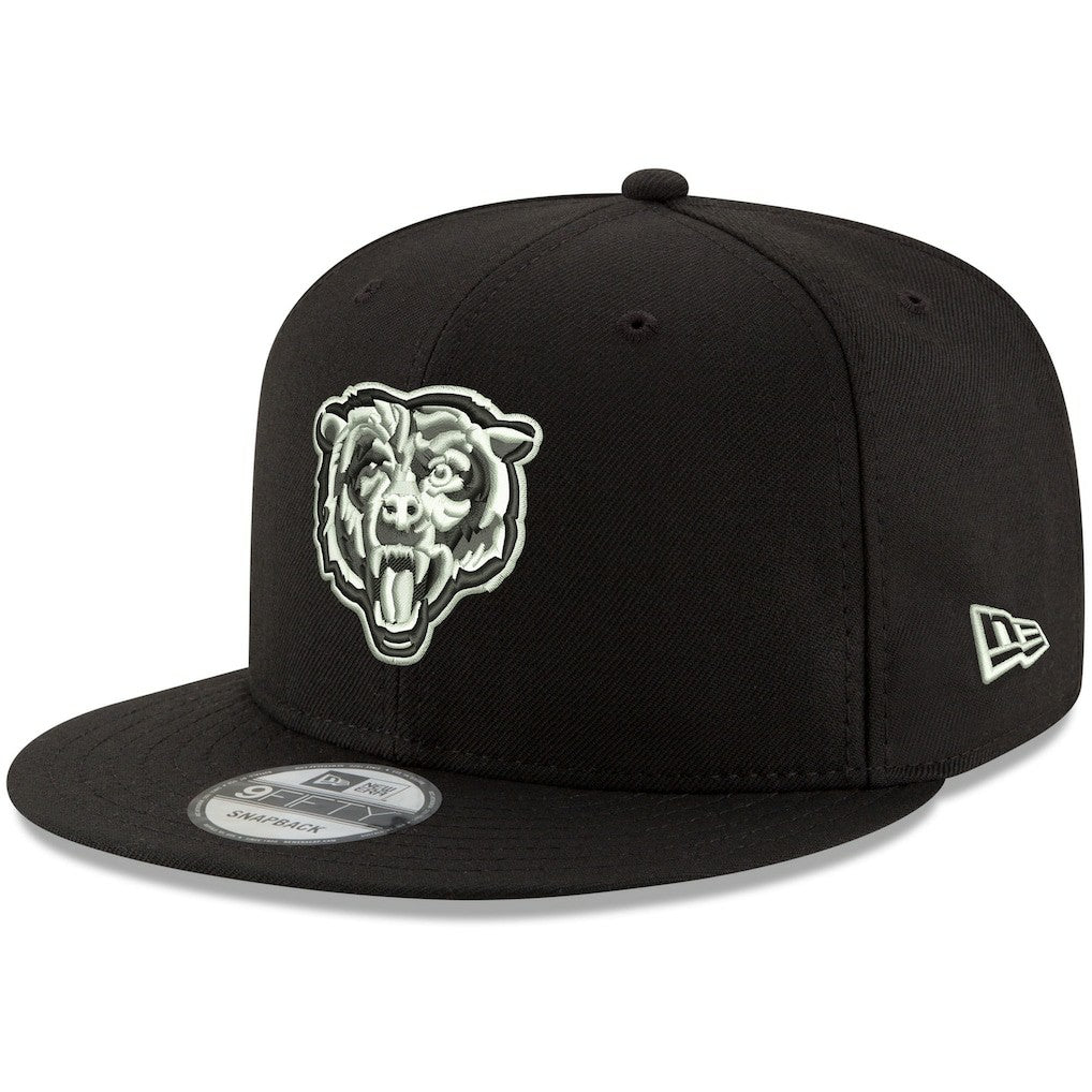 Chicago Bears New Era B-Dub 9FIFTY Adjustable Hat Black - NFL