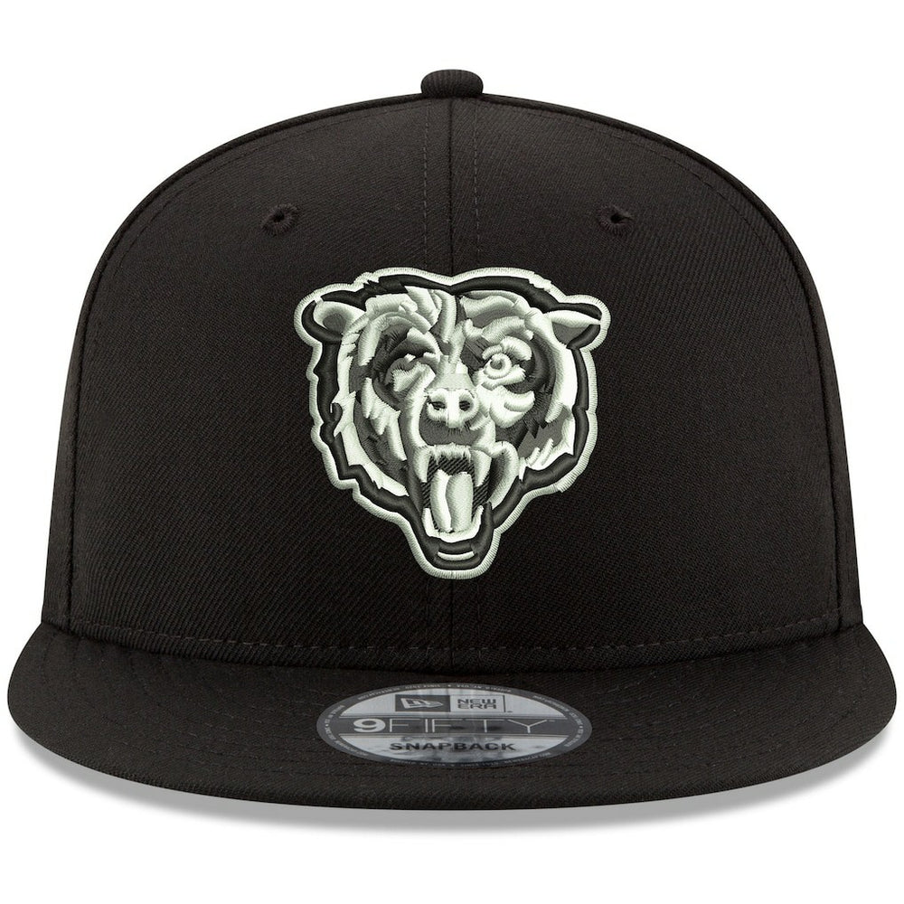 Chicago Bears New Era B-Dub 9FIFTY Adjustable Hat Black - NFL