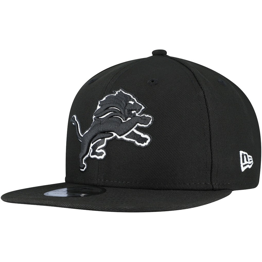 Detroit Lions New Era B-Dub 9FIFTY Adjustable Hat Black - NFL