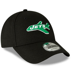 New York Jets New Era The League Throwback 9FORTY Adjustable Hat Black - NFL