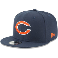 Chicago Bears New Era Basic 9FIFTY Adjustable Snapback Hat Navy - NFL
