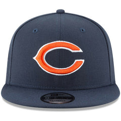 Chicago Bears New Era Basic 9FIFTY Adjustable Snapback Hat Navy - NFL