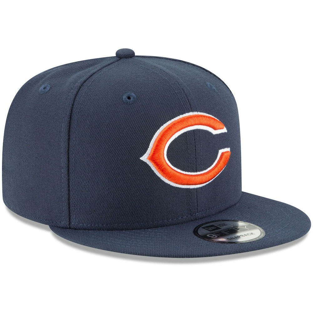 Chicago Bears New Era Basic 9FIFTY Adjustable Snapback Hat Navy - NFL