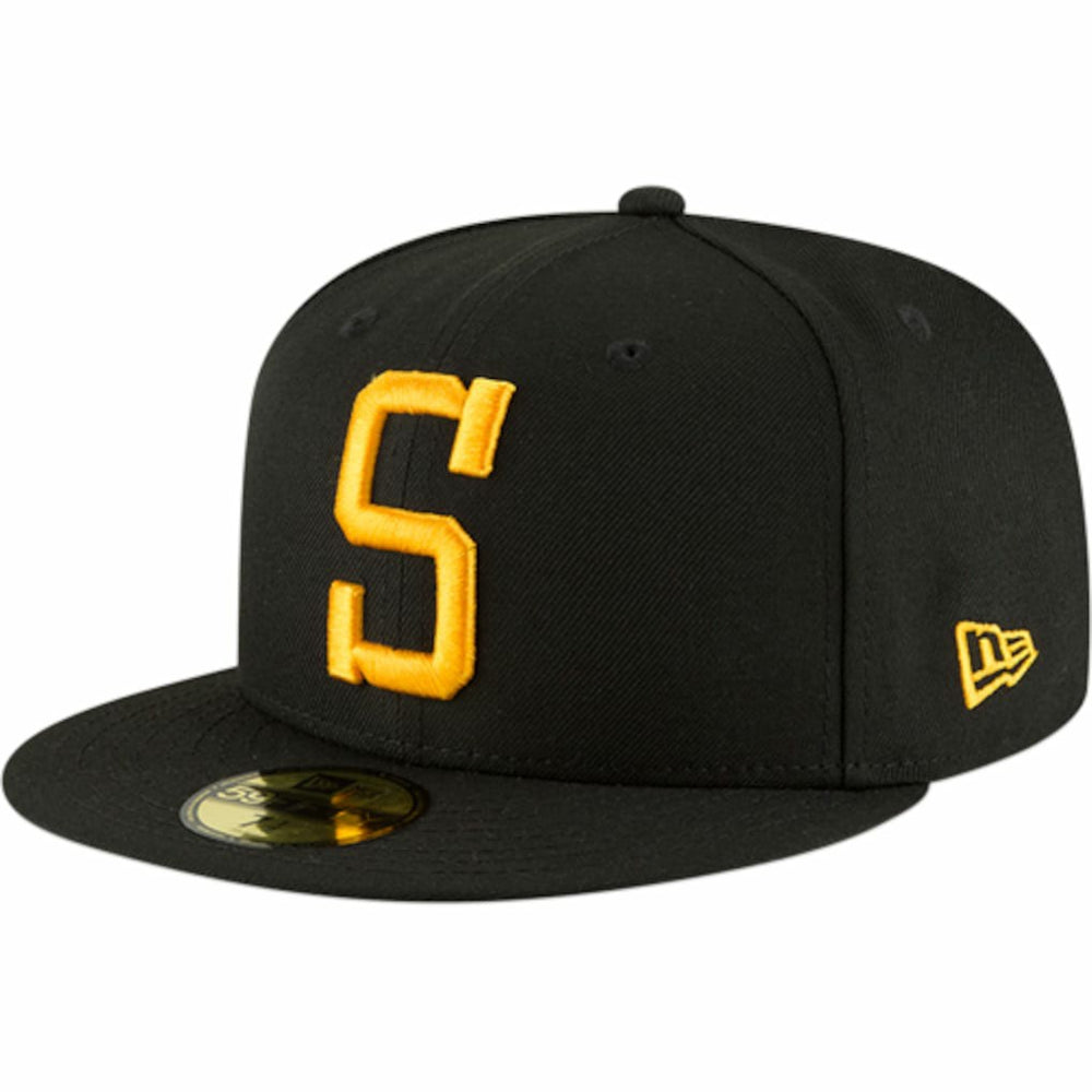 Pittsburgh Steelers New Era Omaha 59FIFTY Fitted Hat Black - NFL
