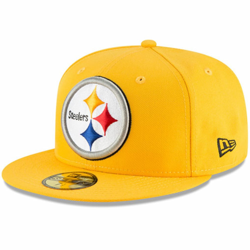Pittsburgh Steelers New Era Omaha 59FIFTY Fitted Hat Gold - NFL