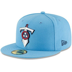 Tennessee Titans New Era Omaha 59FIFTY Fitted Hat Light Blue - NFL