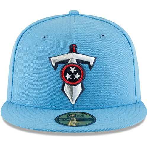 Tennessee Titans New Era Omaha 59FIFTY Fitted Hat Light Blue - NFL