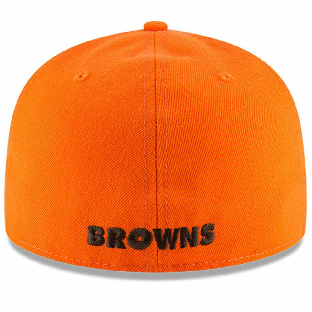 Cleveland Browns New Era Omaha Brownie The Elf Throwback 59FIFTY Fitted Hat Orange - NFL