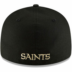 New Orleans Saints New Era Alternate Logo Omaha Low Profile 59FIFTY Fitted Hat Black - NFL
