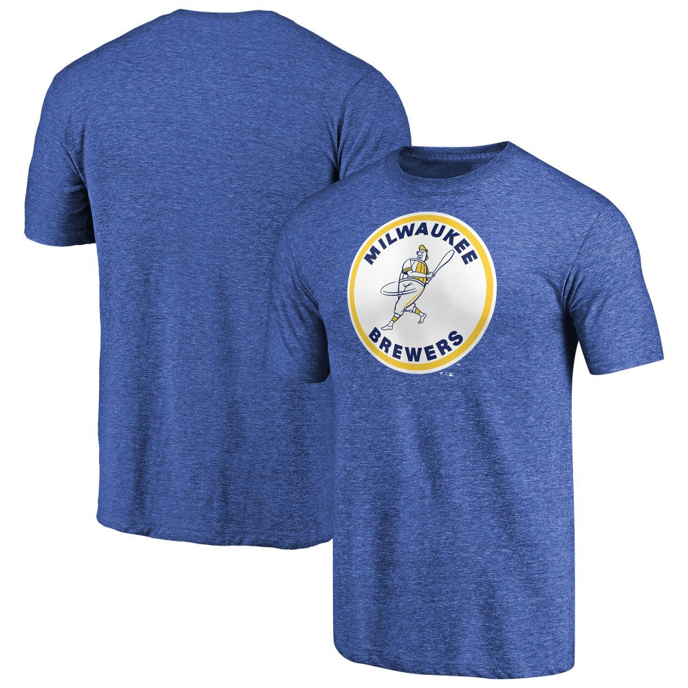 Milwaukee Brewers Cooperstown Collection Forbes Tri-Blend T-Shirt Online