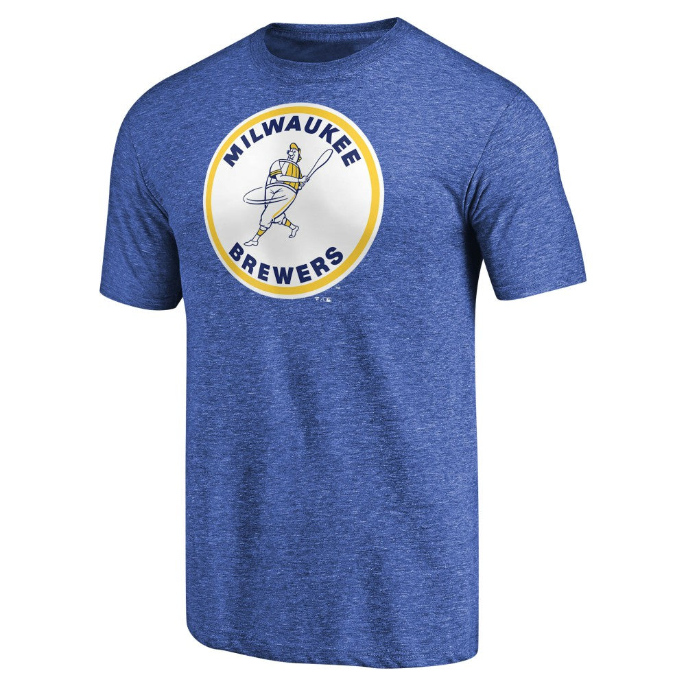 Milwaukee Brewers Cooperstown Collection Forbes Tri-Blend T-Shirt Online