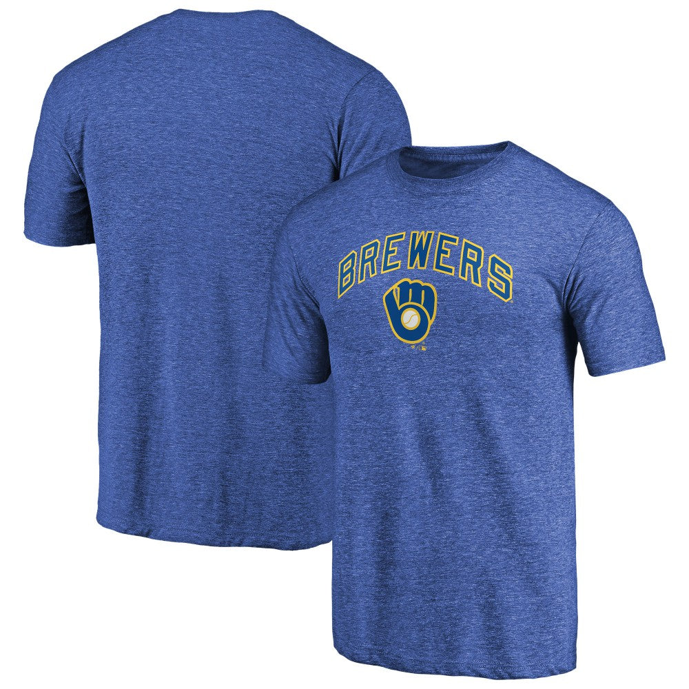 Milwaukee Brewers Vintage Cooperstown Collection Wahconah Tri-Blend T-Shirt Online