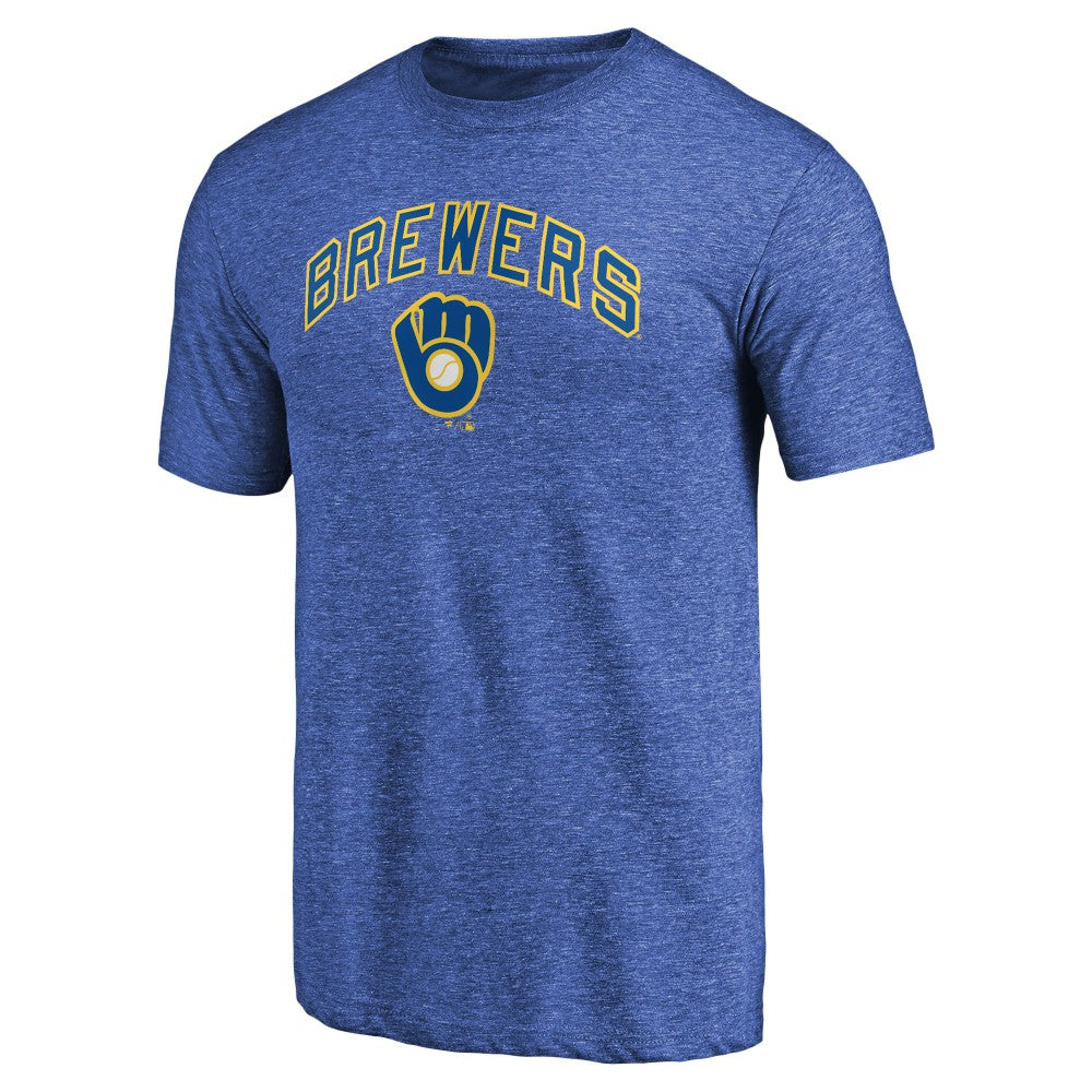 Milwaukee Brewers Vintage Cooperstown Collection Wahconah Tri-Blend T-Shirt Online