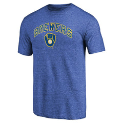 Milwaukee Brewers Vintage Cooperstown Collection Wahconah Tri-Blend T-Shirt Online