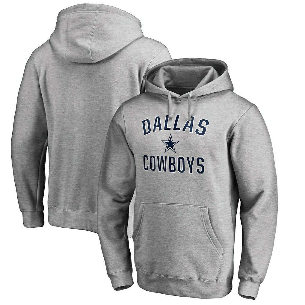 Dallas Cowboys Victory Arch Pullover Hoodie Heathered Gray - NFL