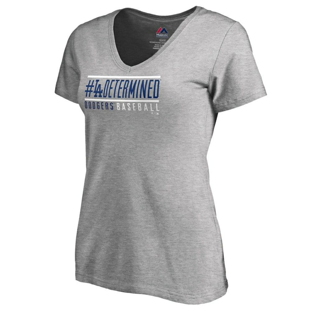 Los Angeles Dodgers Women's Hometown Collection Determined V-Neck T-Shirt Near Me