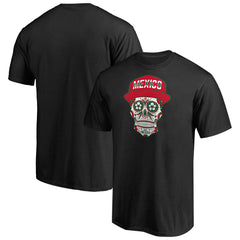 Mexico Sugar Skull T-Shirts - Black