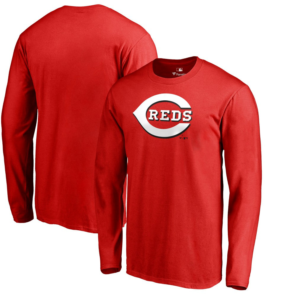 Cincinnati Reds Team Wordmark Long Sleeve T-Shirt Near Me
