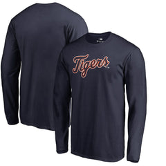 Detroit Tigers Team Wordmark Long Sleeve T-Shirt discount