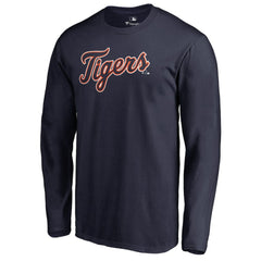 Detroit Tigers Team Wordmark Long Sleeve T-Shirt discount