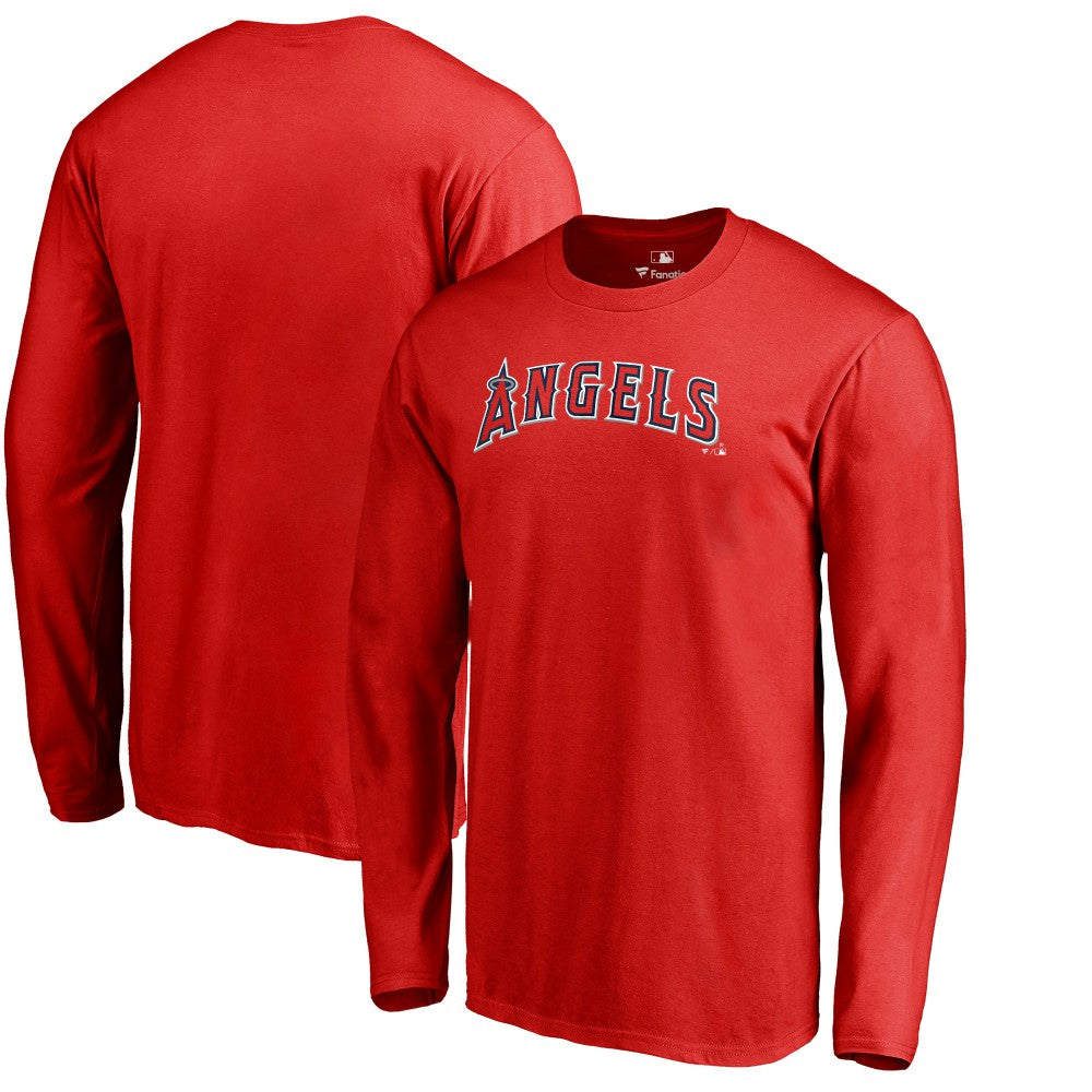 Los Angeles Angels Team Wordmark Long Sleeve T-Shirt Lifestyle